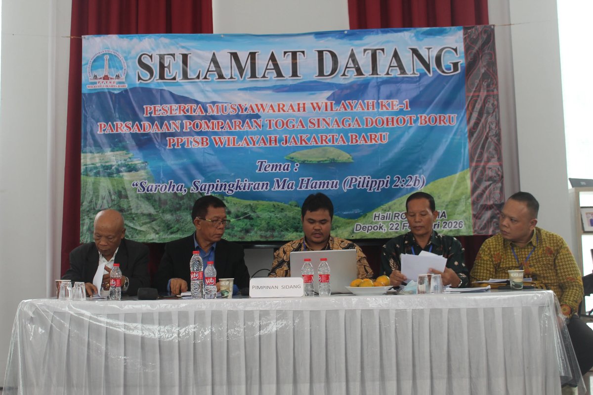 Pimpinan Sidang Sementara Musyawarah Wilayah PPTSB Jakarta Baru 2026